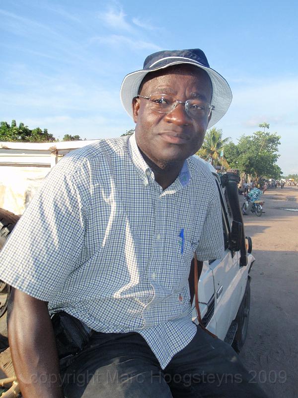 Pierre-Albert, a Congolese Belgian who decided to come back and to re- develop his native town..jpg